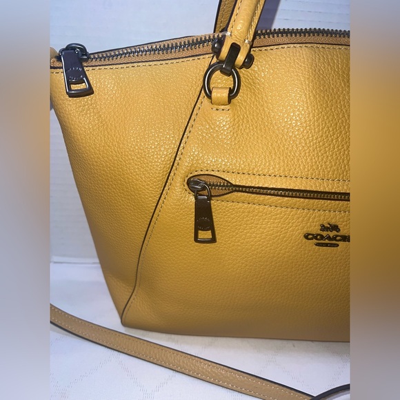 ❤️❤️❤️ New Coach Prairie satchel in polished pebble leather - Picture 3 of 14